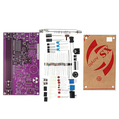 unassembled  Geiger Counter Kits-v1.1(purple)