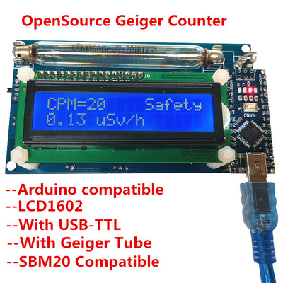GeigerCounterWith LCD and Arduino NANO